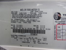 2006 Ford Mustang White Coupe 4.0L AT #F22789